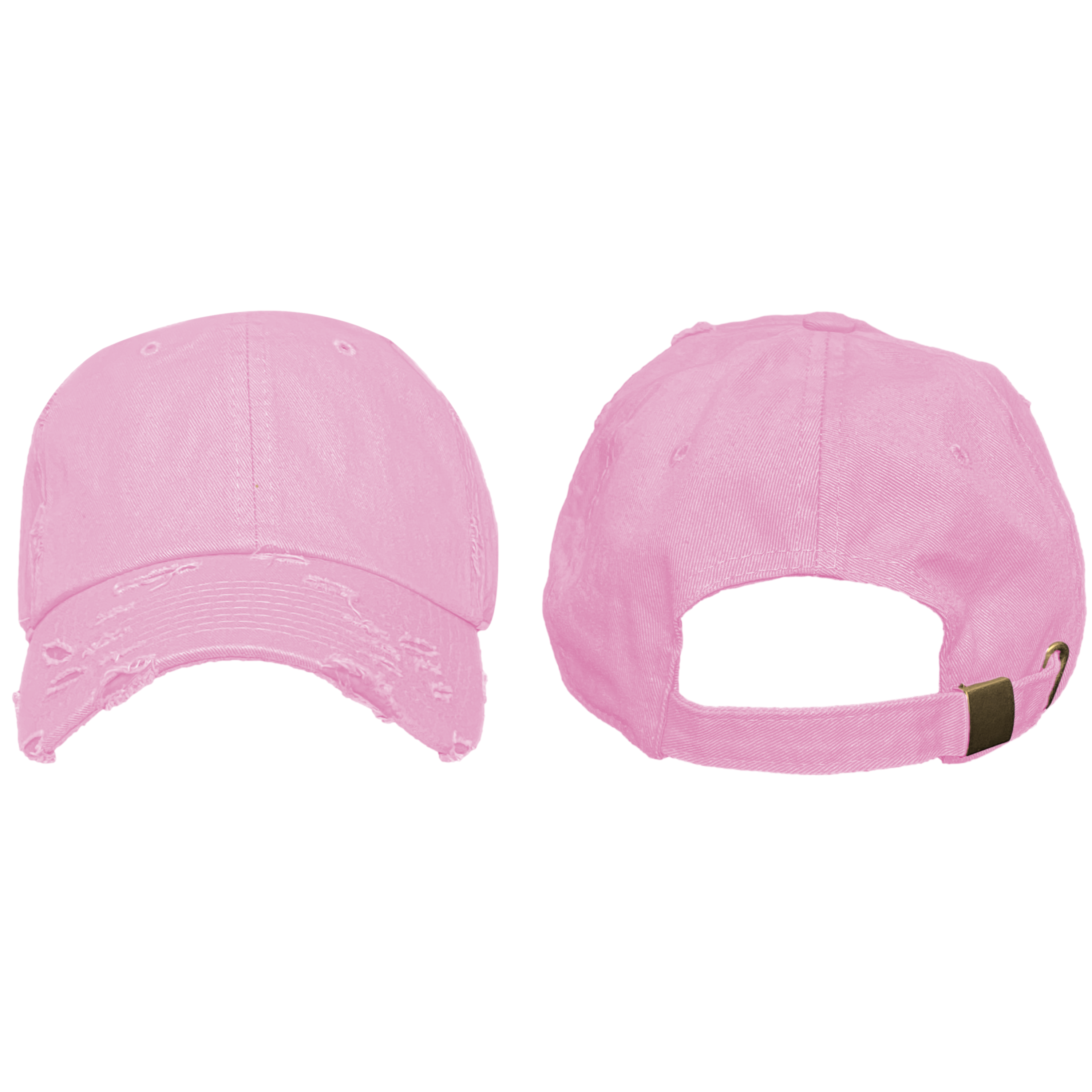 Plain pink cheap dad hat